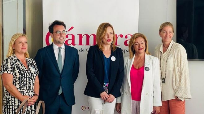 Mujeres empresarias en la Cámara de Comercio. / CEDIDA