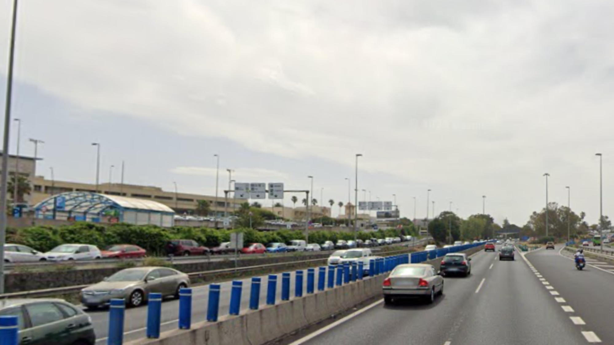 Autopista del norte de Tenerife a la altura del aeropuerto. / GOOGLE 