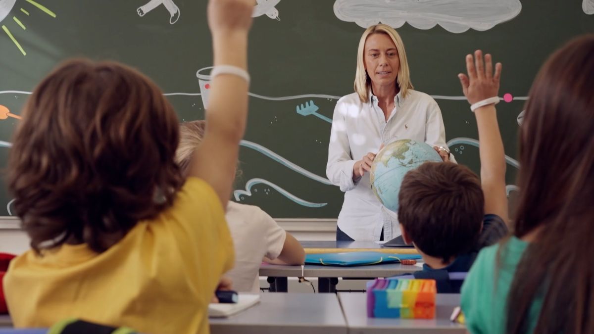 Alumnos en la campaña escolar. / ISDIN 