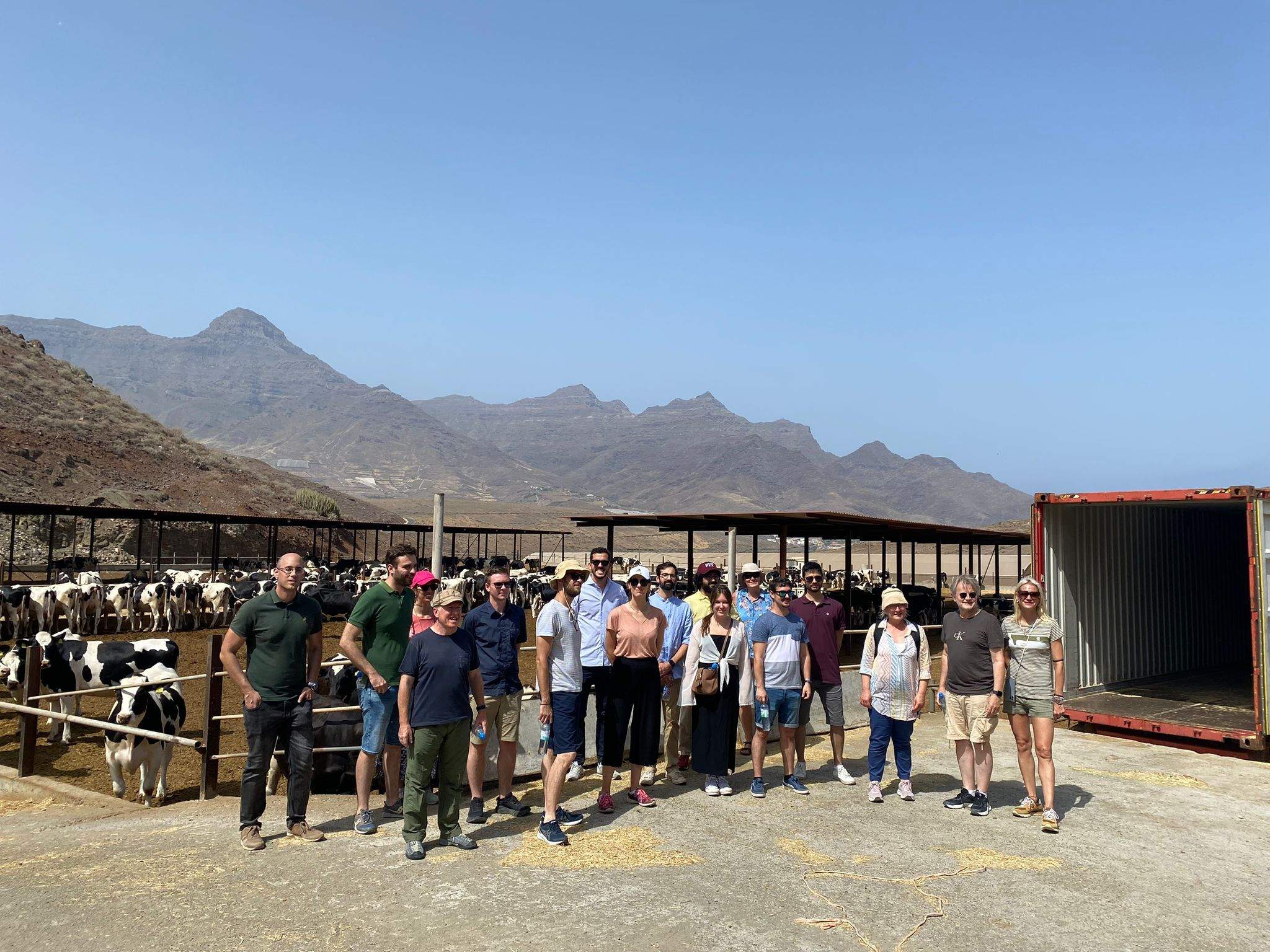 Representantes del consorcio local del proyecto REMOTE en La Aldea de San Nicolás./ CEDIDA