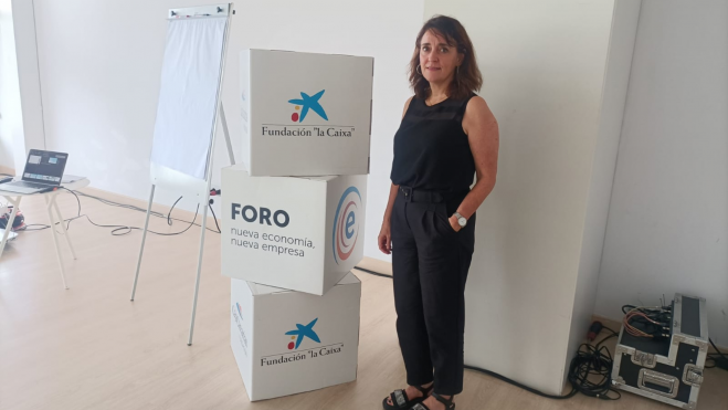 Carmen Jaca en el Hotel Cristina / EFE Carmen Jaca en el Hotel Cristina / EFE