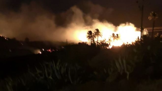 Conato de incendio en La Dehesa, término municipal de Vallehermoso