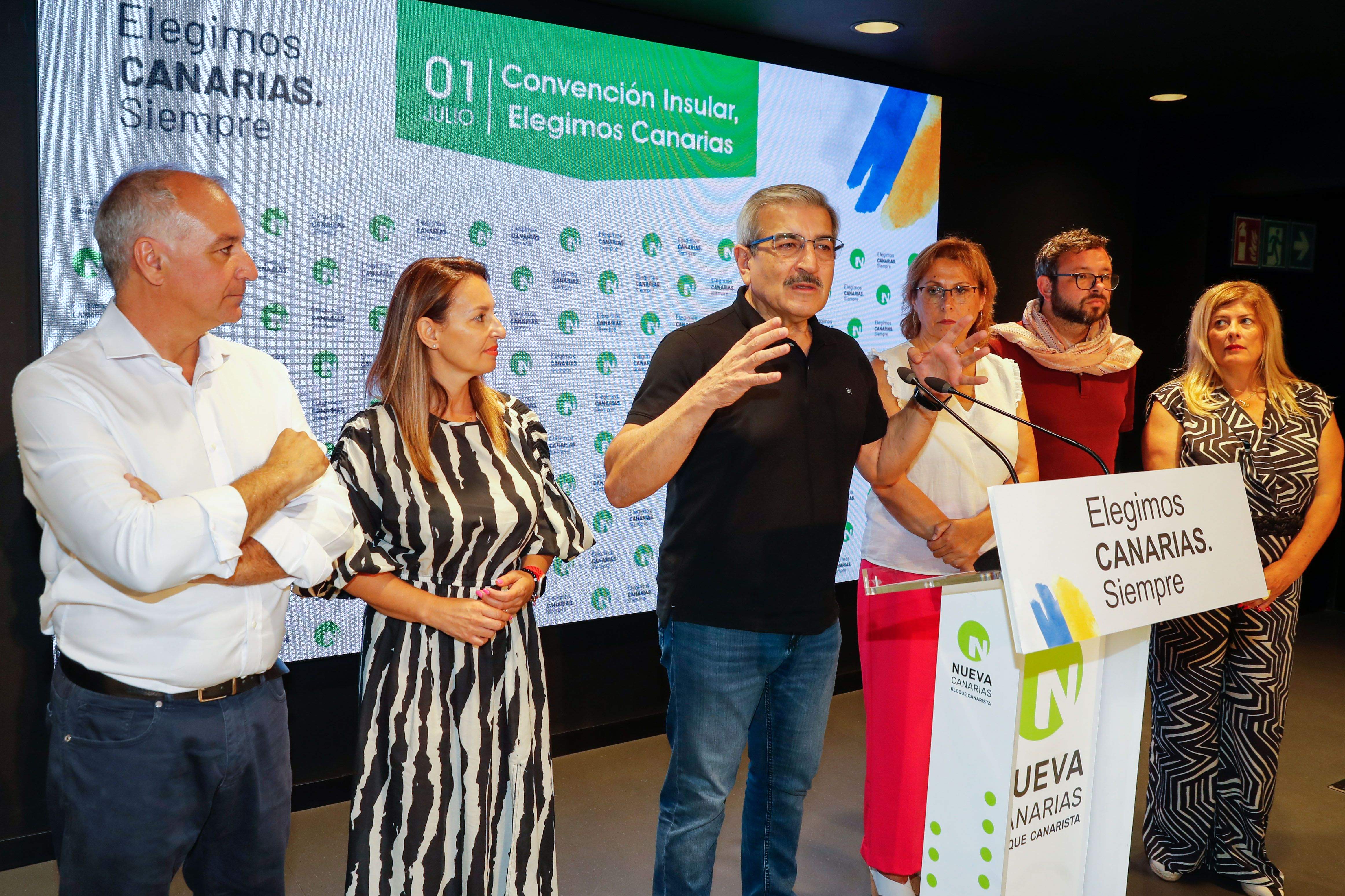Convención insular de Nueva Canarias (NC) "Elegimos Canarias". / EFE