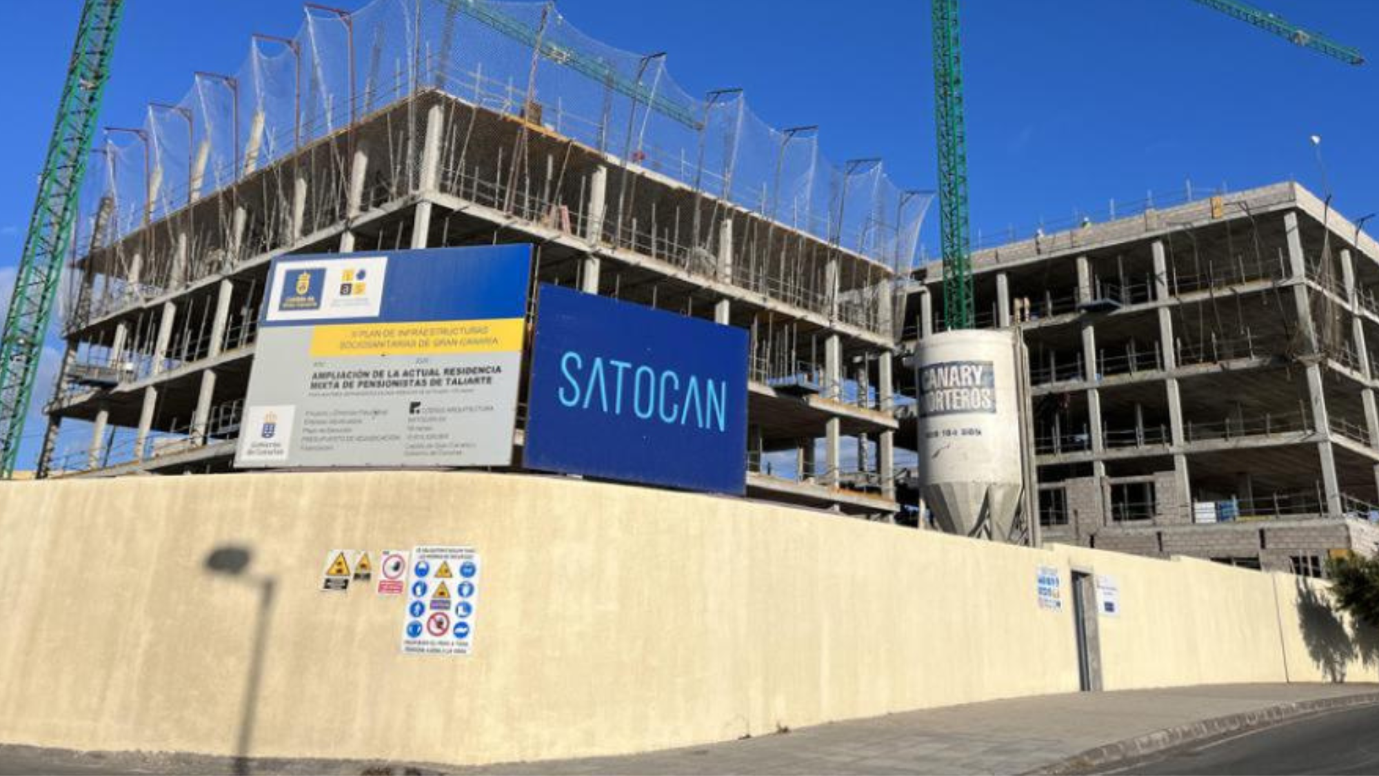 Una obra ejecutada por la empresa canaria Satocan./ SATOCAN