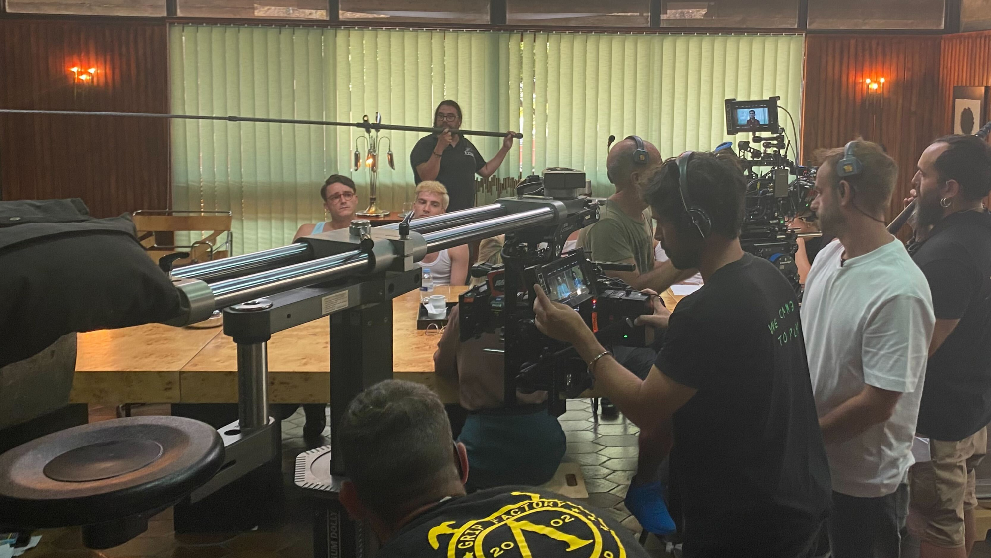 Rodaje de la película 'Locomia' de Kike Maillo en Tenerife./ CEDIDA Rodaje de la película 'Locomia' de Kike Maillo en Tenerife./ CEDIDA