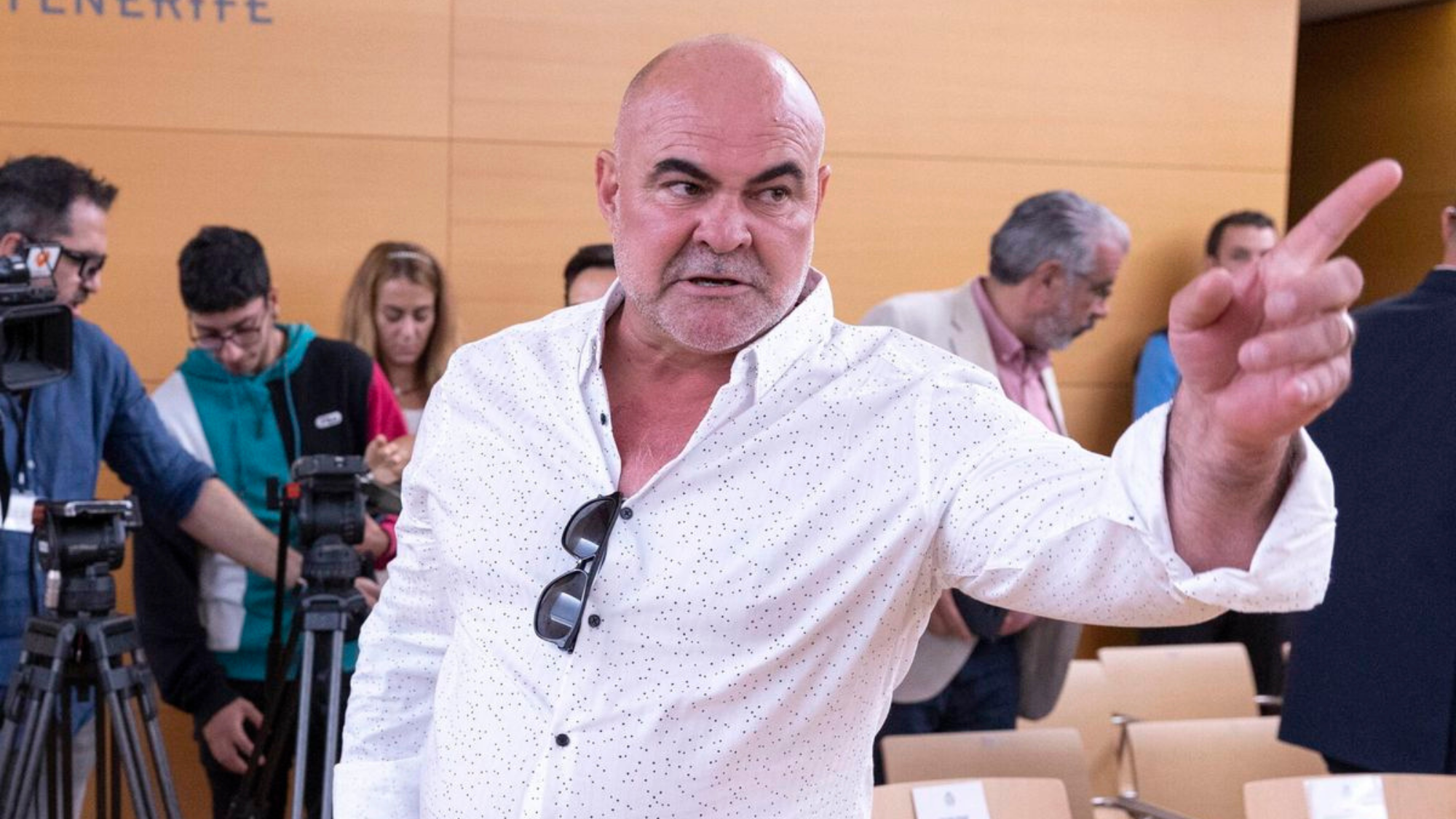 Marco Antonio Navarro Tacoronte, una de las principales figuras de la trama 'Mediador'./ EFE-MIGUEL BARRETO