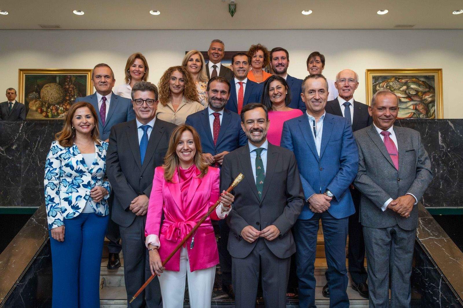 Grupo de Gobierno de Rosa Dávila para el Cabildo de Tenerife./ CEDIDA