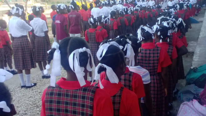 Escuela con 400 alumnos en Haití / CEDIDA