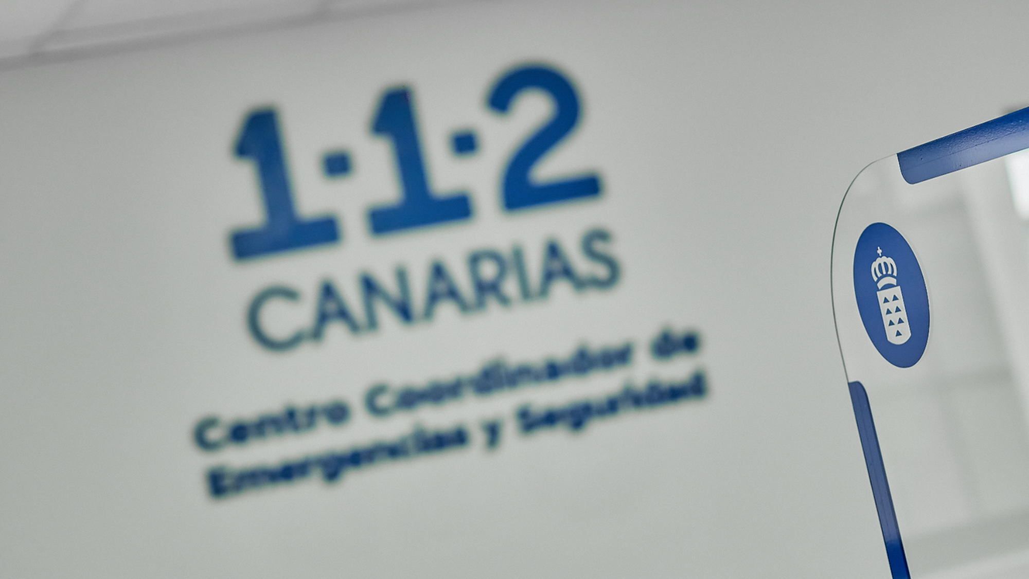 Oficina del 112 en Canarias, como la que atendió la emergencia./ 112