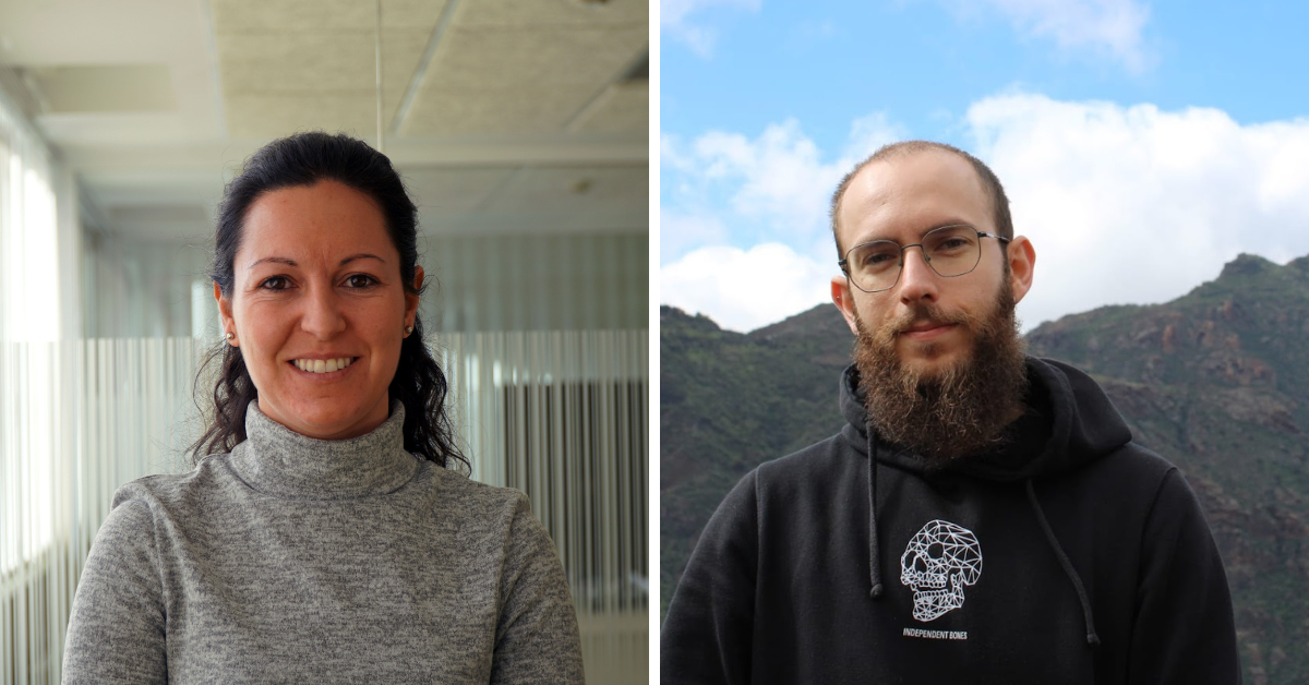 Carmen Álvarez y Samuel Falcón, autores del estudio./ CEDIDAS