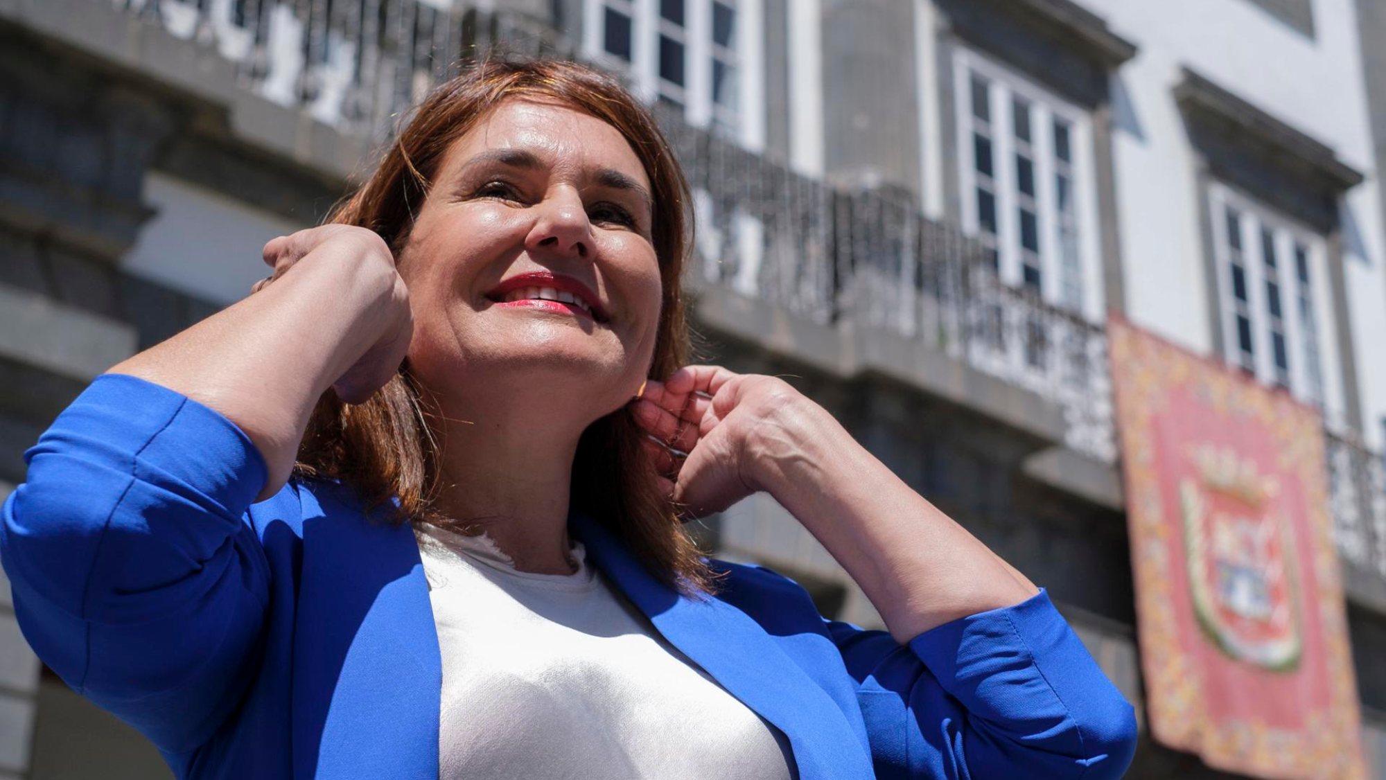 Jimena Delgado, portavoz del Partido Popular en el Ayuntamiento de Las Palmas de Gran Canaria. / EFE