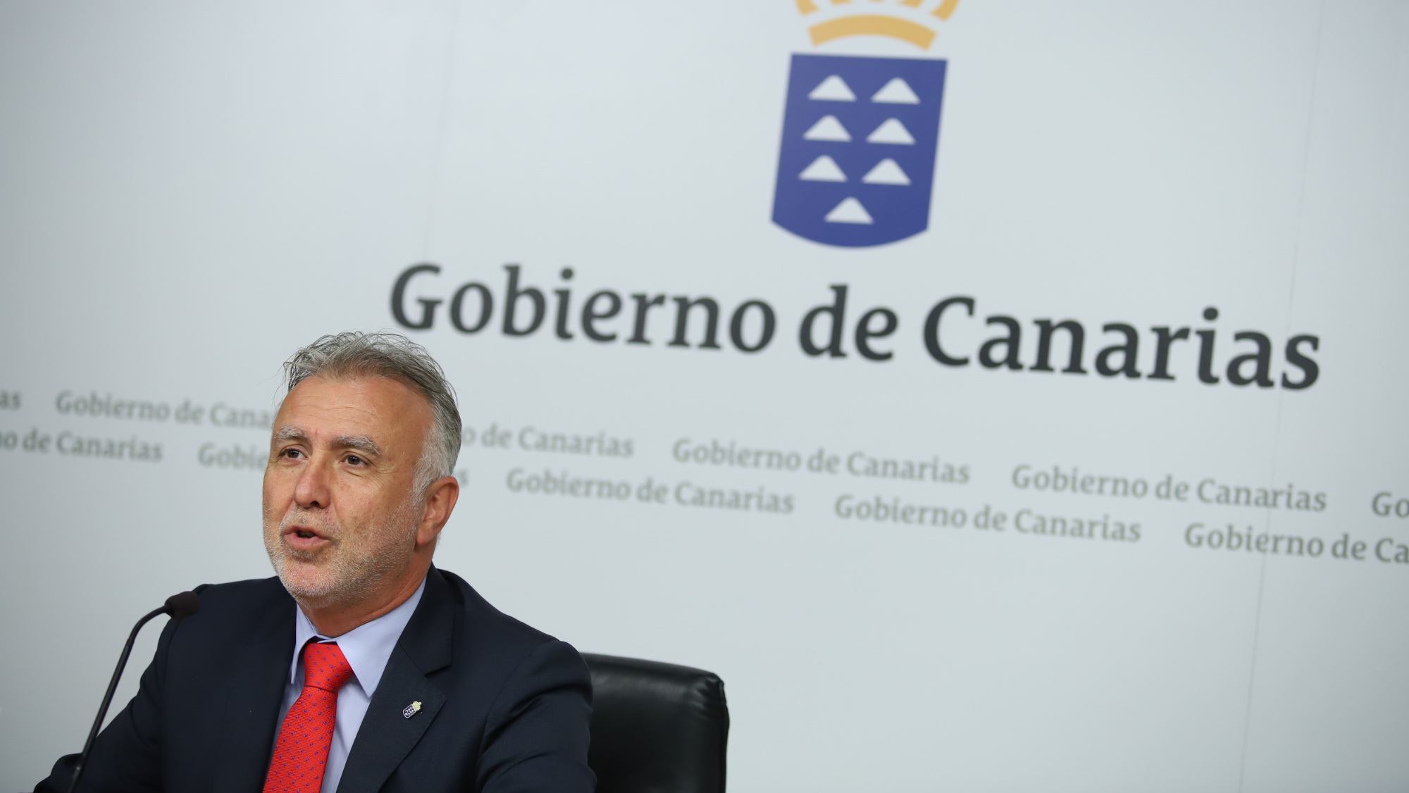El presidente de Canarias en funciones, Ángel Víctor Torres, durante el último Consejo de Gobierno de la legislatura./ ACFIPRESS