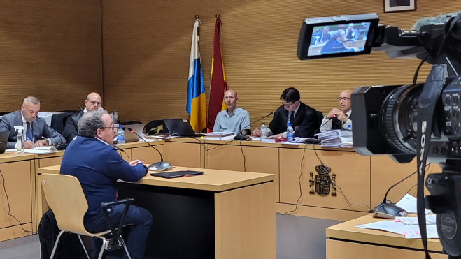 Juan Carlos Santos, administrador concursal de Seguridad Integral Canaria (SIC), ha sido el testigo estrella de esta jornada. ATLÁNTICO HOY