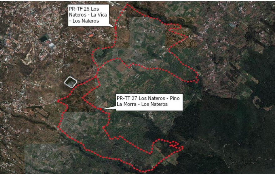 Los dos senderos circulares en el municipio de La Matanza. / BOC