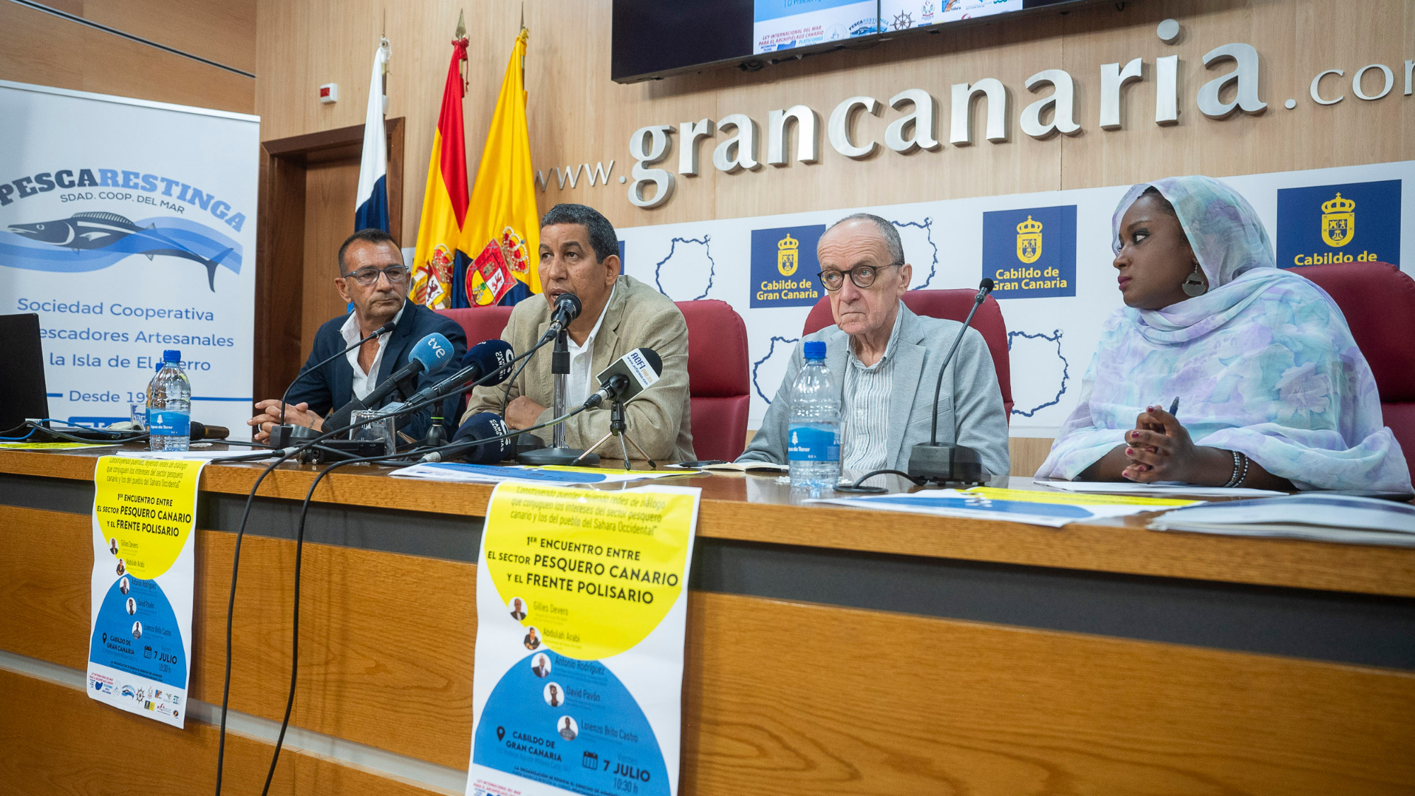 Rueda de prensa del Frente Polisario / CABILDO DE GRAN CANARIA