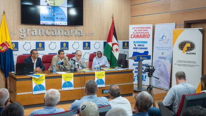 Rueda de prensa del Frente Polisario / CABILDO DE GRAN CANARIA