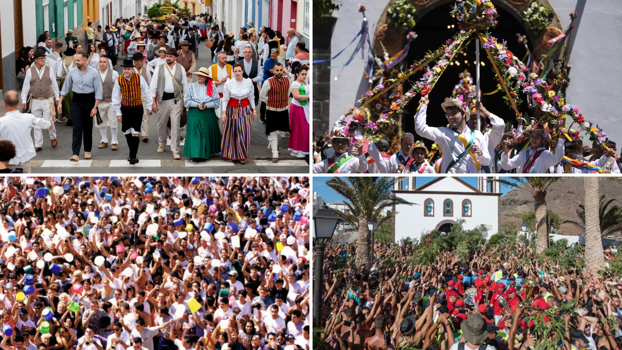 Romerías, verbenas y fiestas más populares de Canarias / MONTAJE AH Romerías, verbenas y fiestas más populares de Canarias / MONTAJE AH