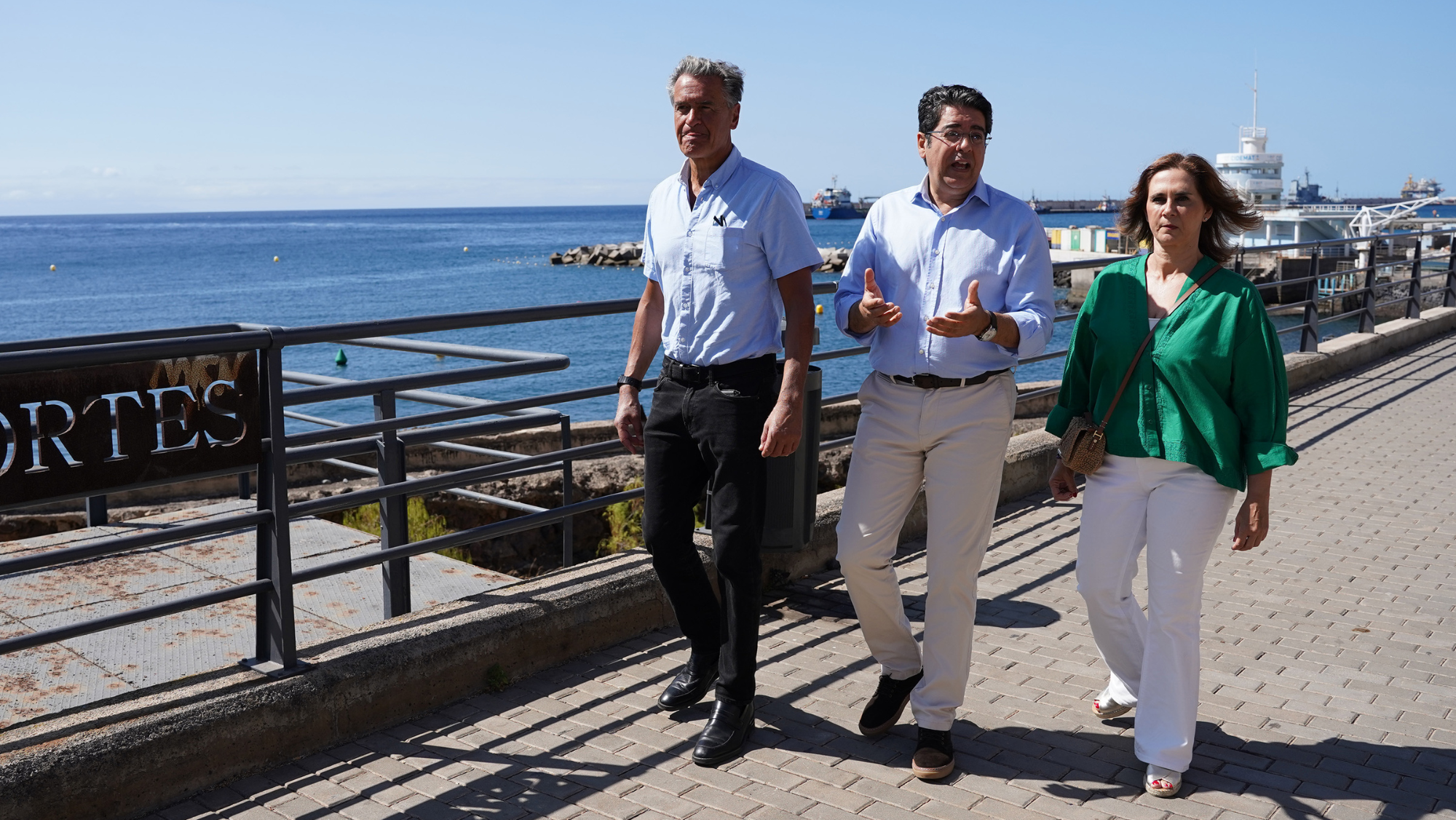 El PSOE atribuye a su gestión en las administraciones la nueva zona de baño de Valleseco / PSOE