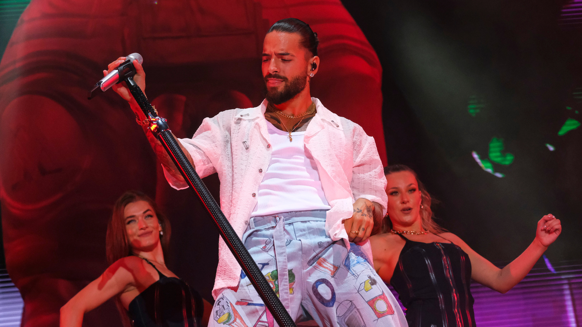 Concierto del cantante colombiano Maluma en la segunda jornada del Granca Live Fest / EFE - ÁNGEL MEDINA