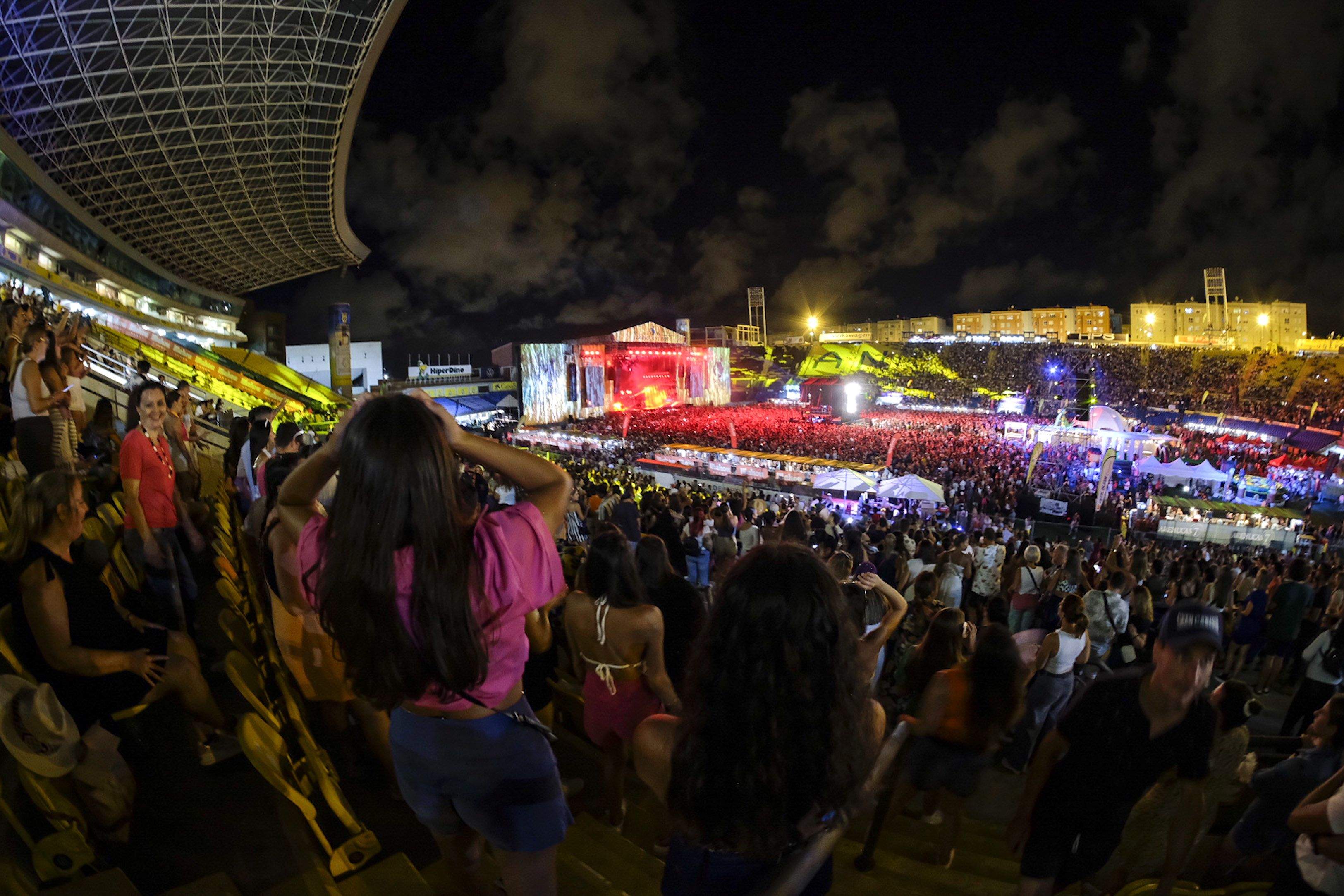 Panorámica del Estadio de Gran Canaria durante la segunda jornada del GranCa Live Fest. / ÁNGEL MEDINA G.-EFE