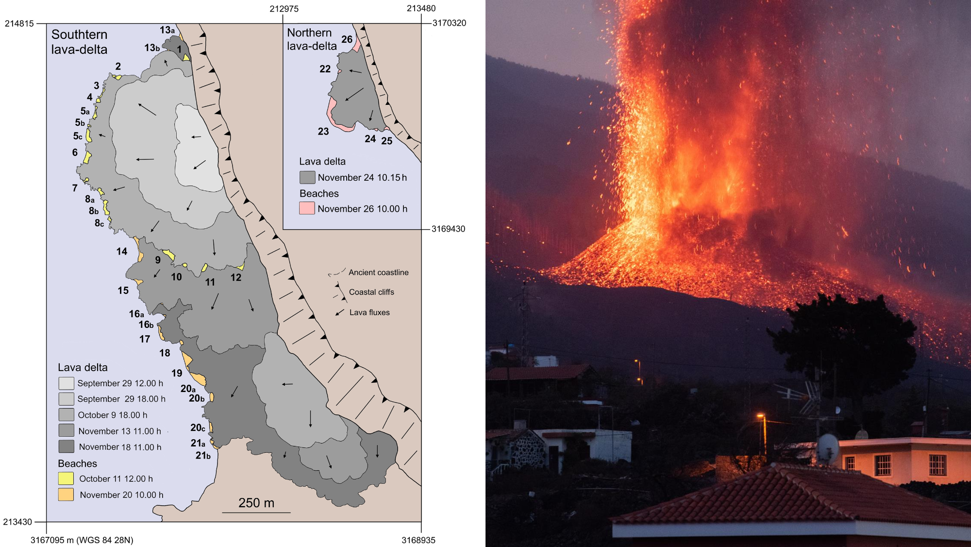 El volcán de La Palma ha creado 34 nuevas playas / ULPGC