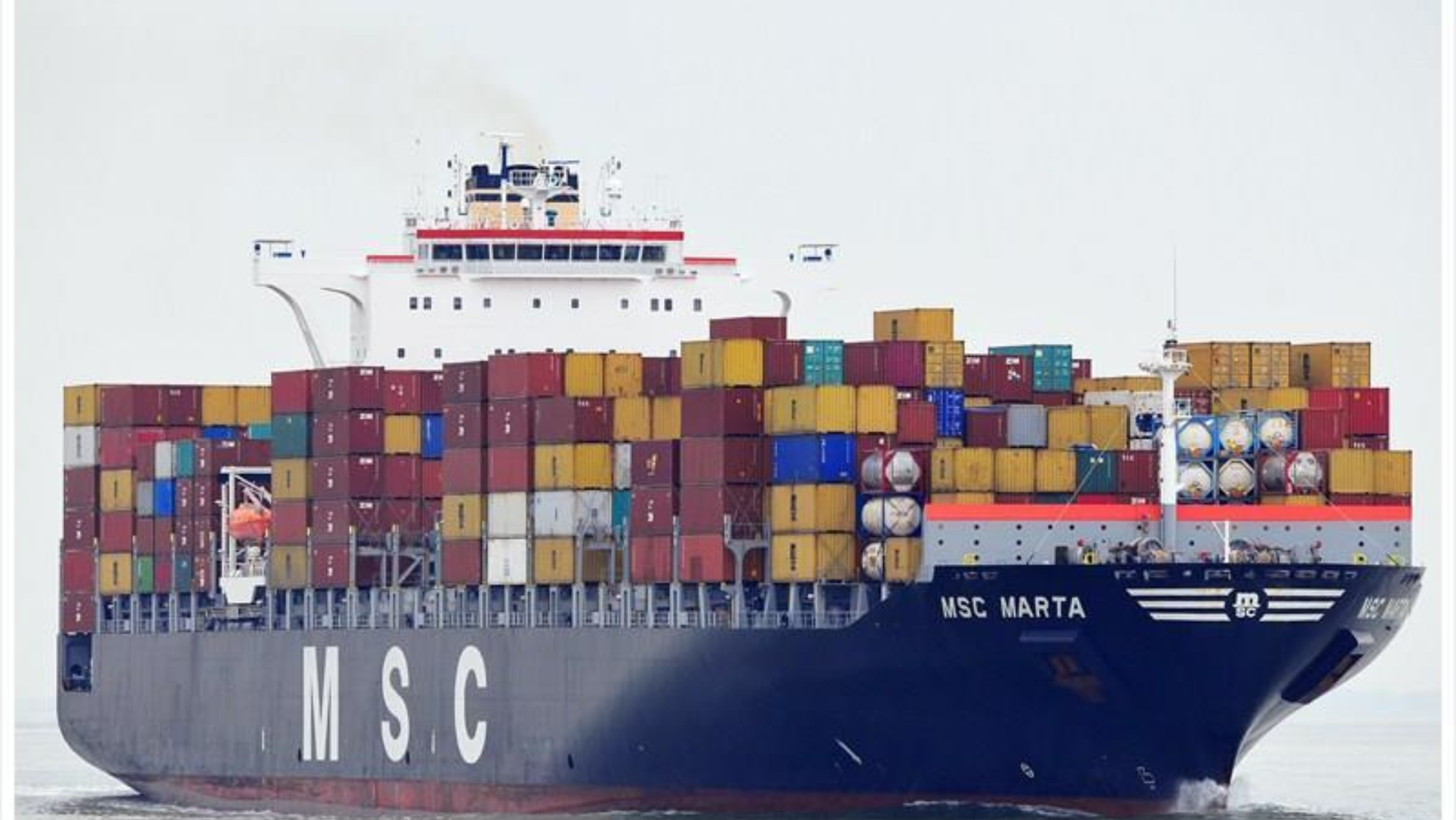 El buque de mercancías MSC Marta. / SEARATES