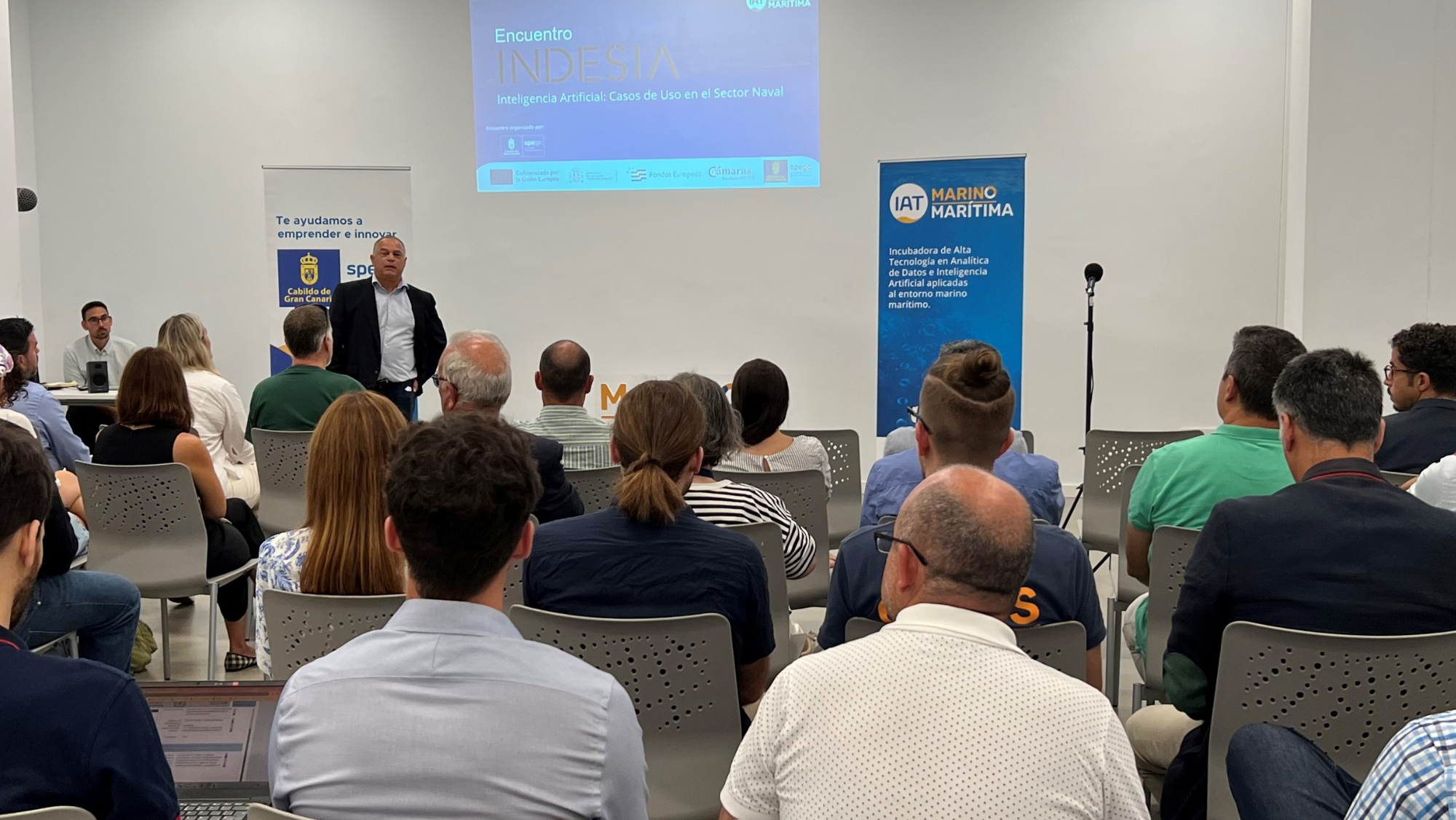 Encuentro IndesIA sobre casos de uso de la IA en el sector naval / IAT MARINO MARÍTIMA