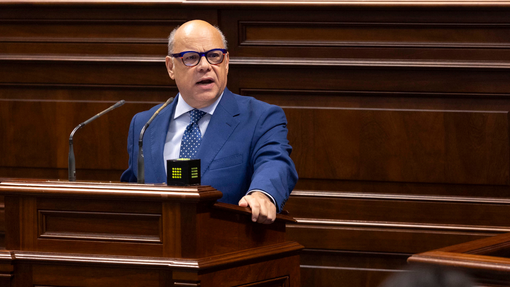  El portavoz de Coalición Canaria, José Miguel Barragán / MIGUEL BARRETO - EFE