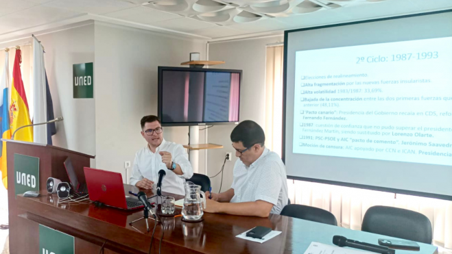 Ayoze Corujo y Mario Rejidor / UNED Ayoze Corujo y Mario Rejidor / UNED