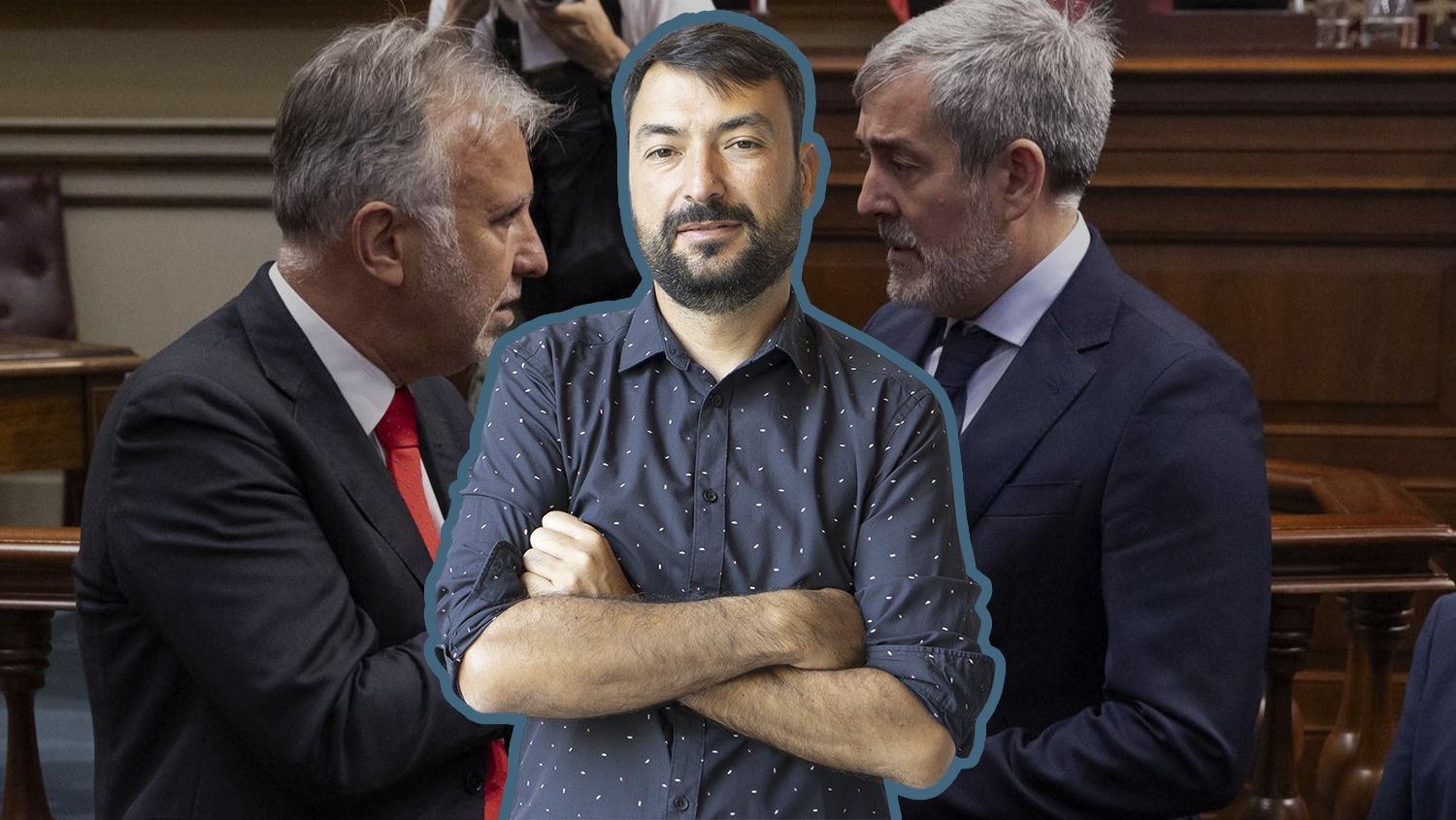 El debate de investidura de Fernando Clavijo como presidente no fue un mal inicio de legislatura en el Parlamento de Canarias. / AH