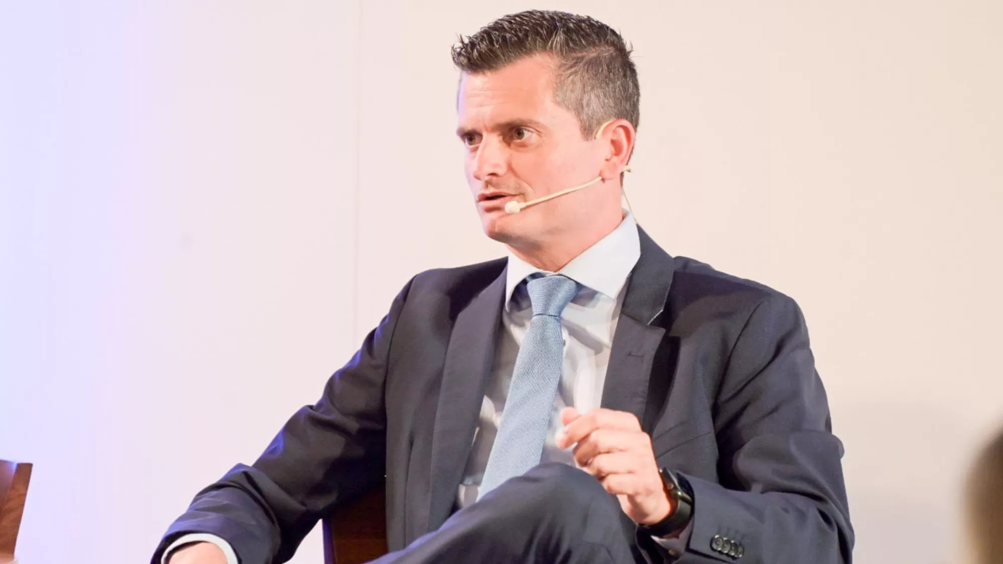 Juan Antonio Rojas, candidato del PP por la provincia de Santa Cruz de Tenerife, en un encuentro con la CEOE./ CEDIDA Juan Antonio Rojas, candidato del PP por la provincia de Santa Cruz de Tenerife, en un encuentro con la CEOE./ CEDIDA