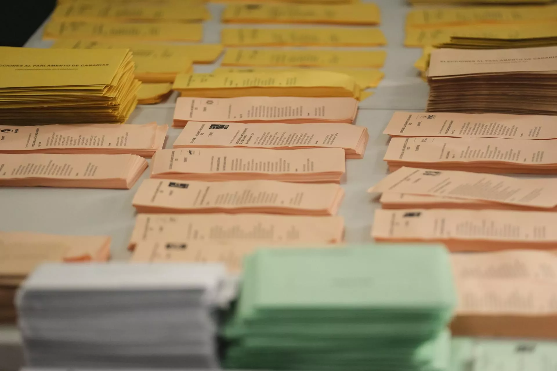 Papeletas para las elecciones./ CEDIDA