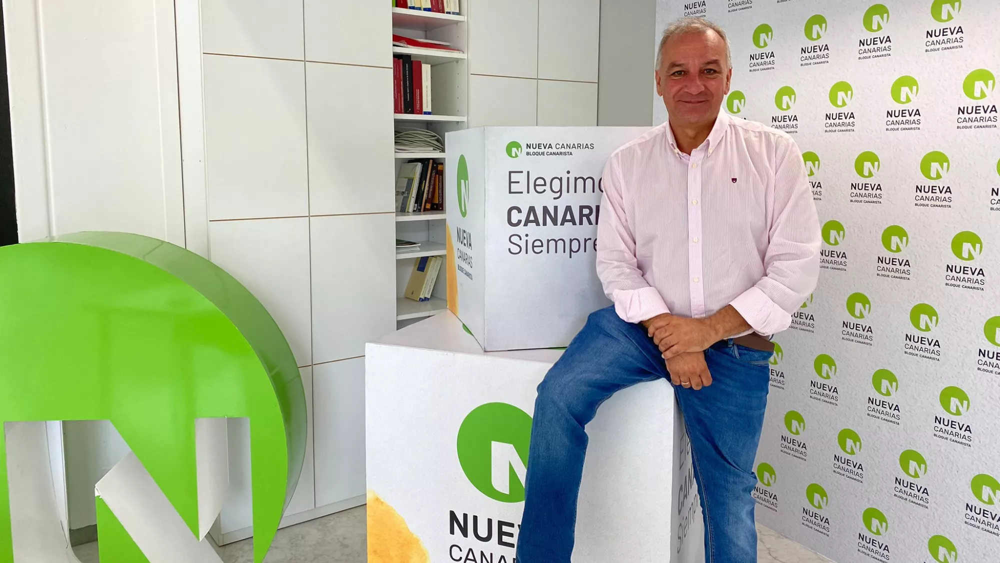 Luis Campos (NC): "Los partidos nacionales ocultan a sus candidatos canarios en las generales"