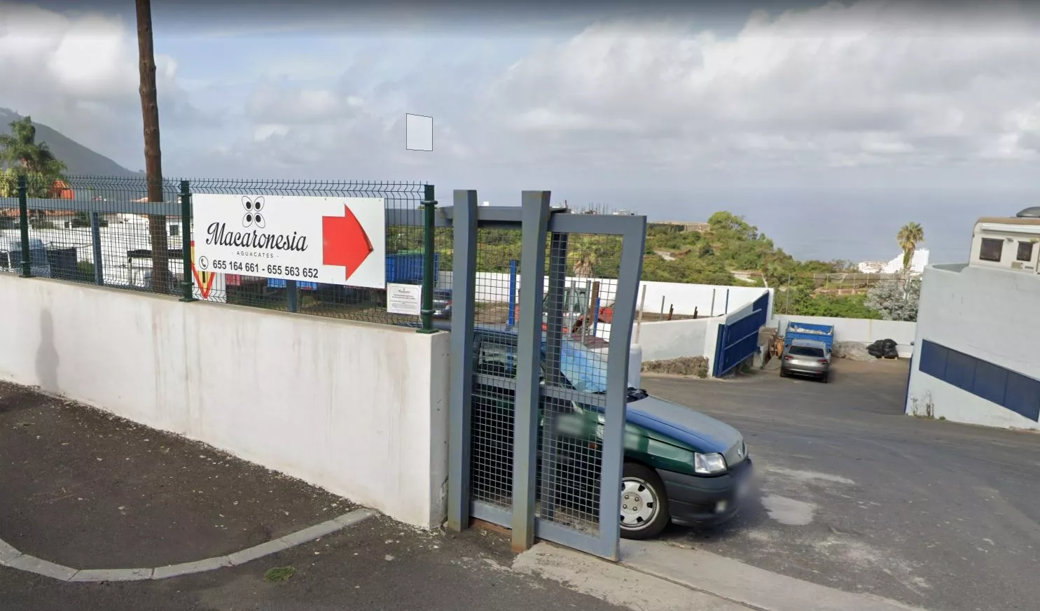 Instalaciones de Macaronesia Aguacates en La Palma, una de las empresas que ha entrado en concurso de acreedores. / AH