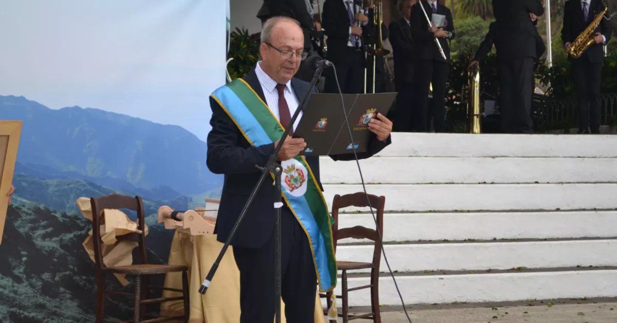 Manuel Rodríguez, alcalde honorario de Taganana / IGNACIO SUÁREZ BARRETO