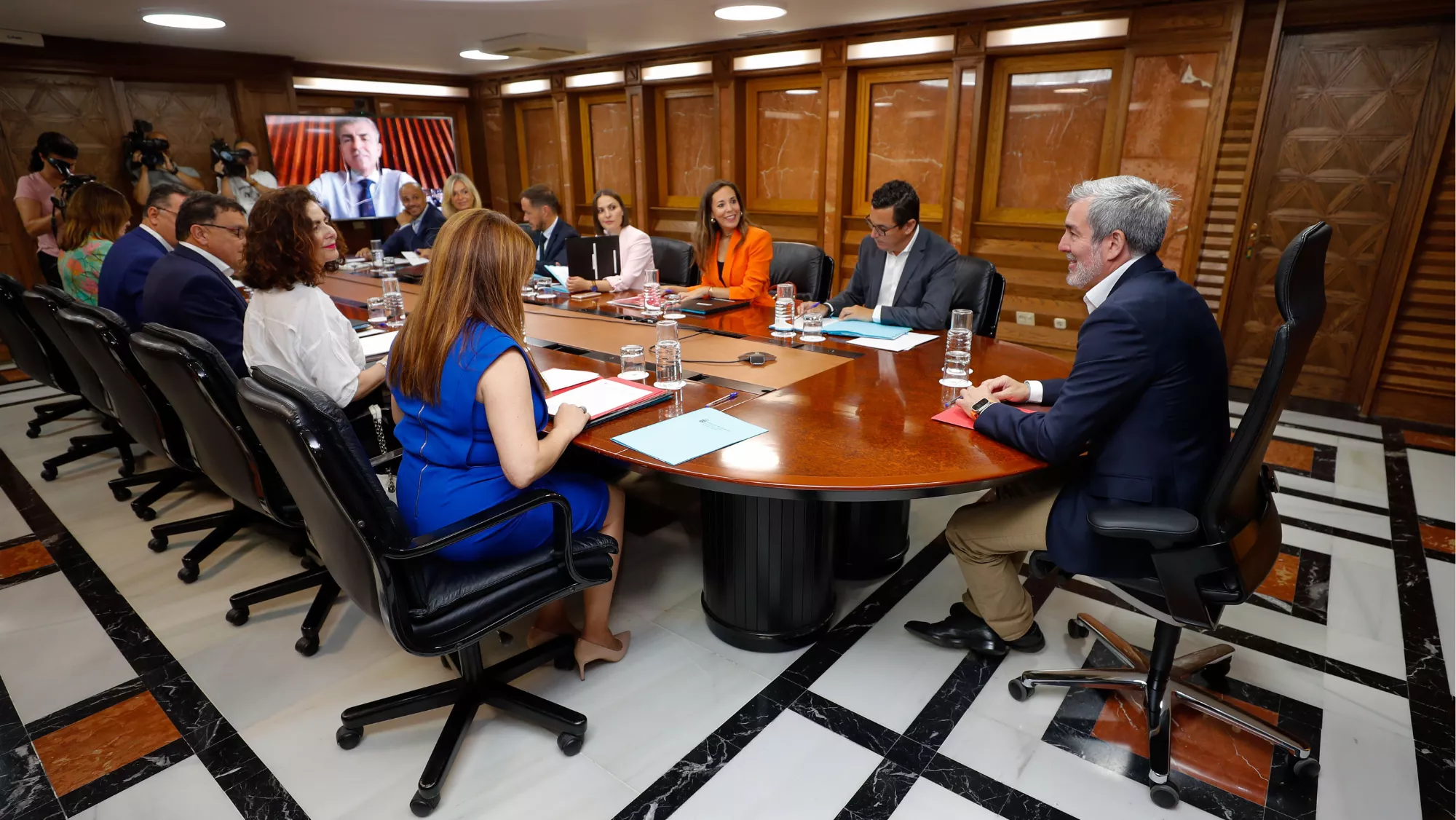 Reunión del Consejo de Gobierno de Canarias / EFE - ELVIRA URQUIJO A.