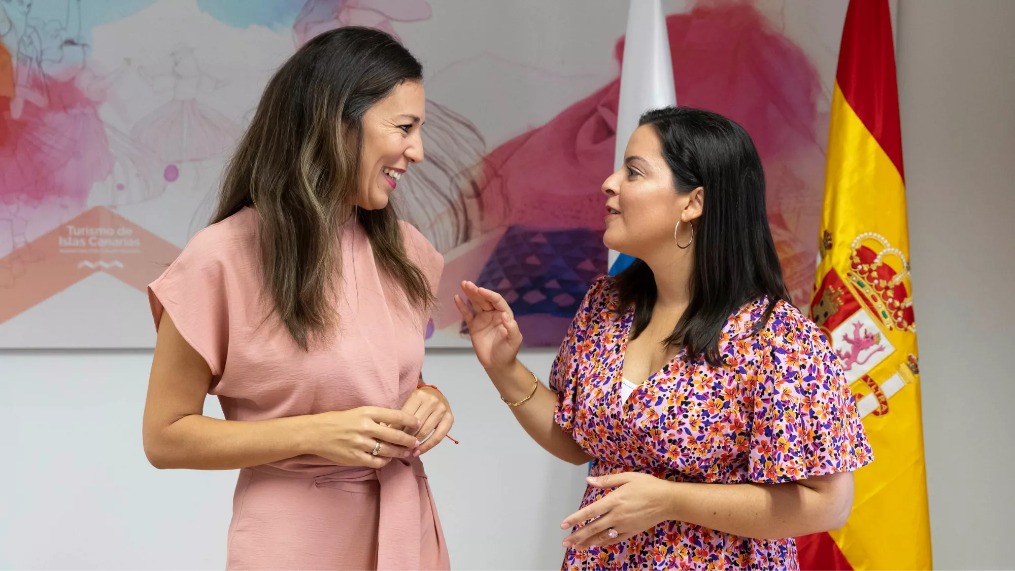 Jéssica De León junto a Yaiza Castilla / EFE - MIGUEL BARRETO