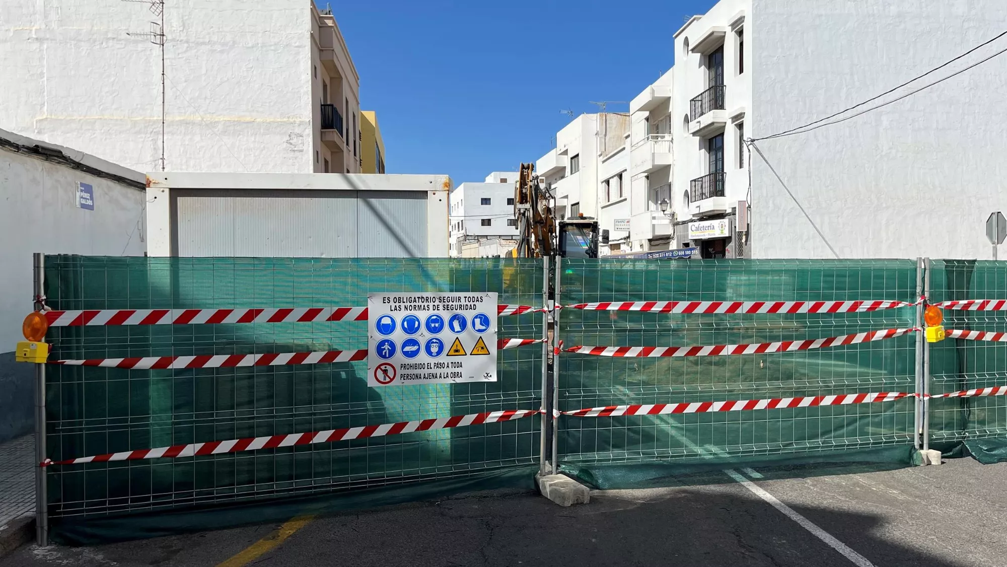 Obras del emisario en Arrecife / DELEGACIÓN DEL GOBIERNO EN CANARIAS