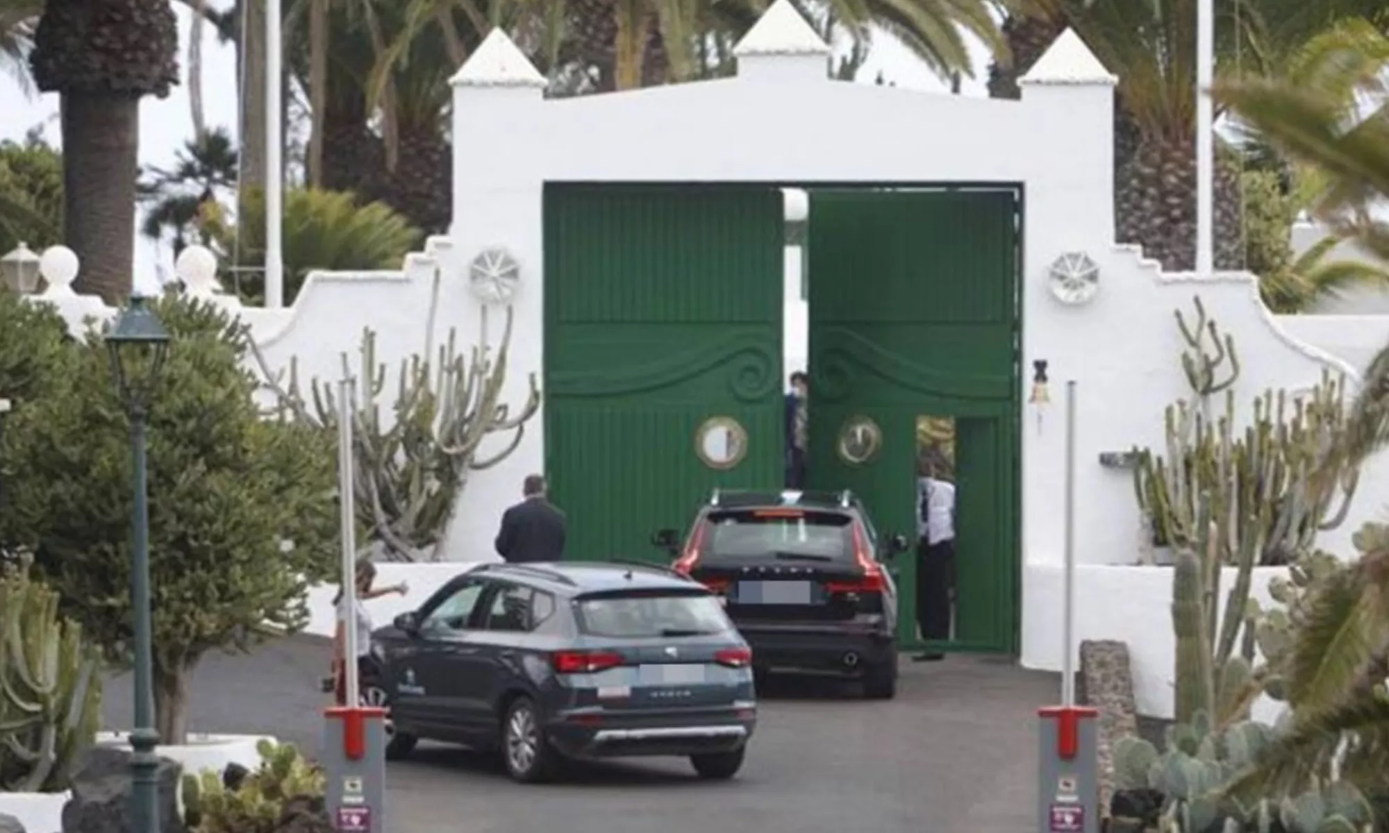 Pasada llegada de Pedro Sánchez a la residencia de La Mareta, en Lanzarote. / EFE - ARCHIVO