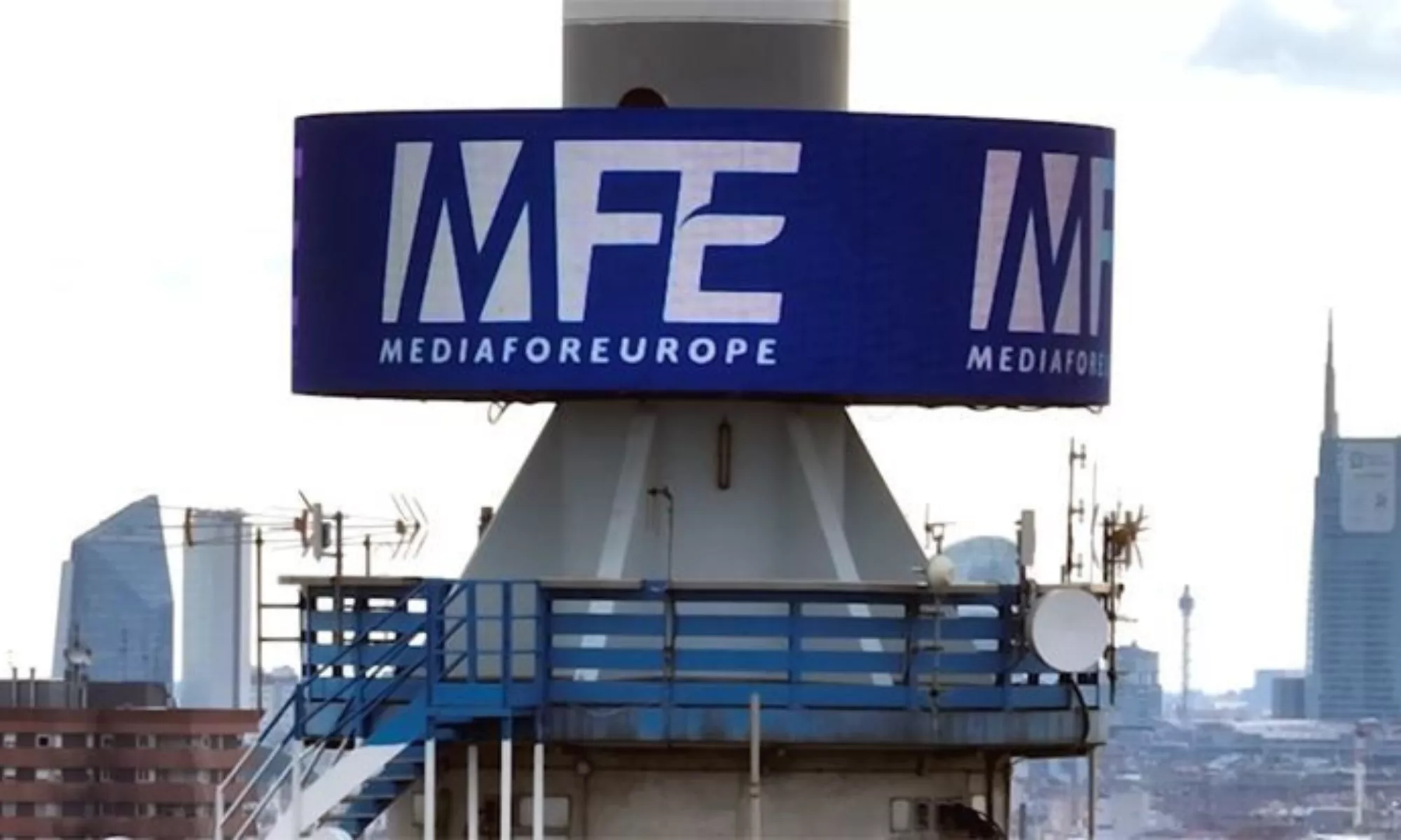 Cartel de Mediaforeurope (MFE). / SERVIMEDIA 