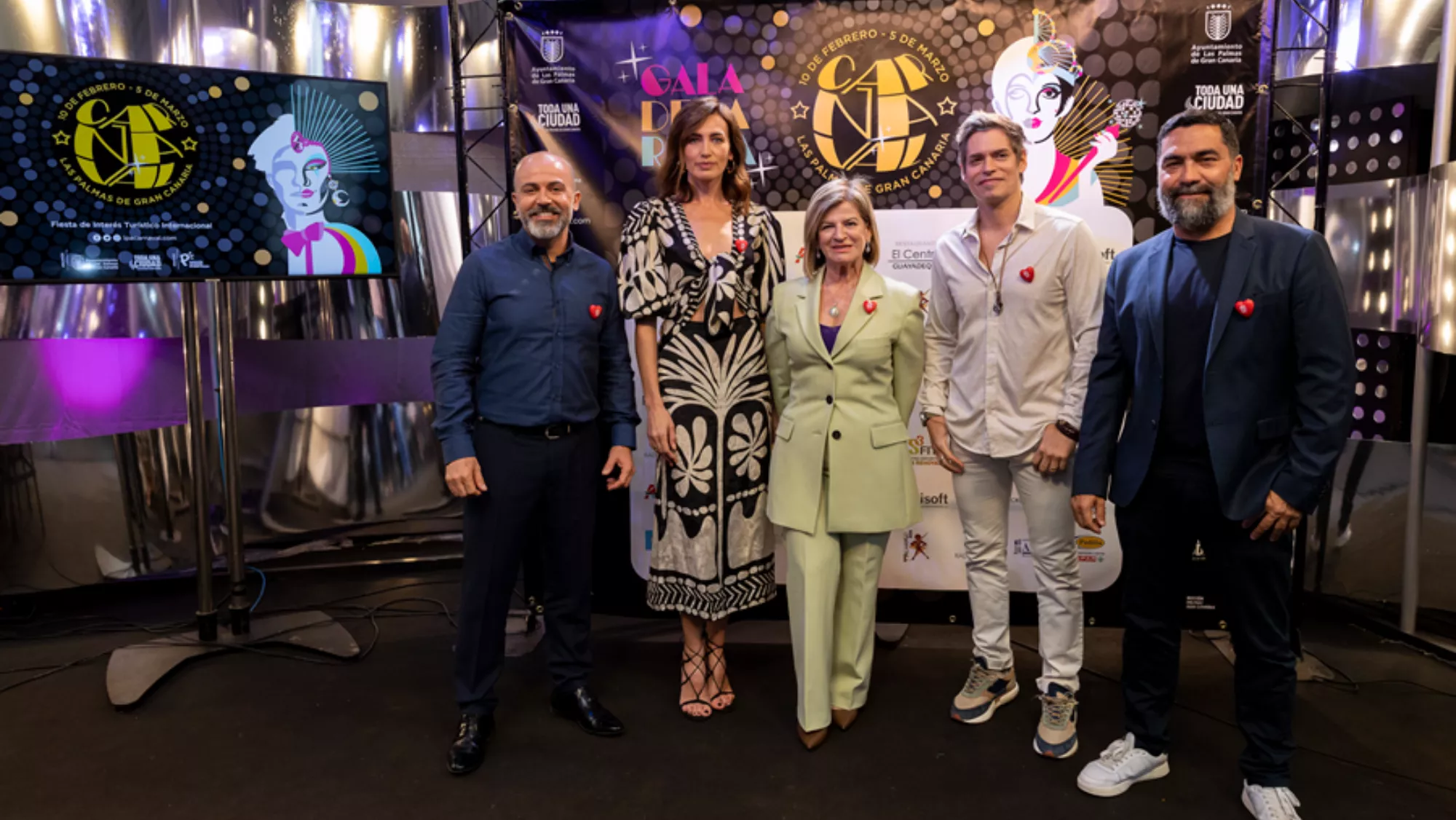 Israel Reyes durante la coronación de la Reina del Carnaval 2023 / AYUNTAMIENTO DE LAS PALMAS DE GRAN CANARIA