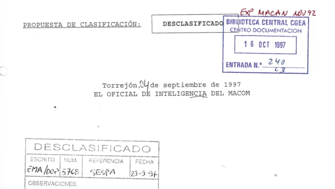 Imagen de los Archivos desclasificados de Canarias BIBLIOTECA CENTRAL DEL EJÉRCITO DEL AIRE Imagen de los Archivos desclasificados de Canarias BIBLIOTECA CENTRAL DEL EJÉRCITO DEL AIRE