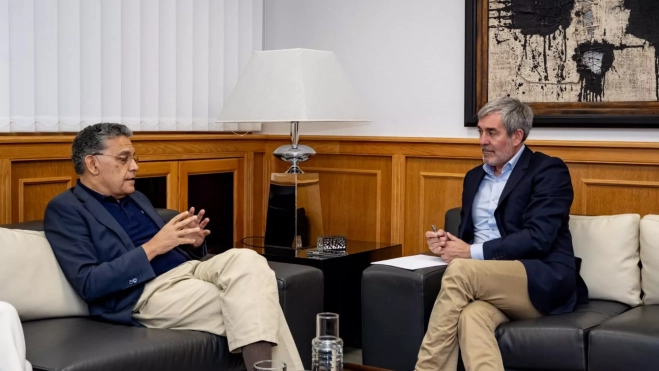 Reunión de Clavijo con Antonio Núñez / GOBIERNO DE CANARIAS Reunión de Clavijo con Antonio Núñez / GOBIERNO DE CANARIAS