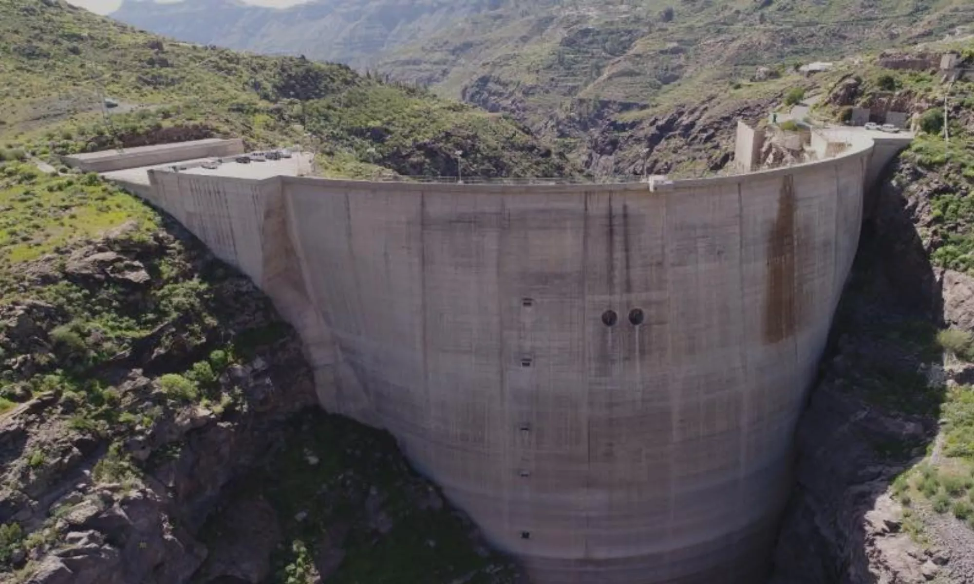 Presa de Soria, en Gran Canaria. / CABILDO DE GRAN CANARIA