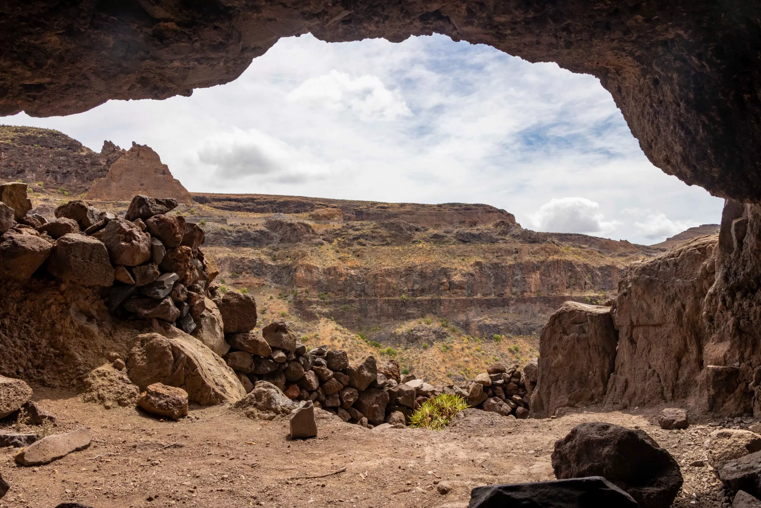 Yacimiento arqueológico de La Fortaleza (Gran Canaria)./ CEDIDA