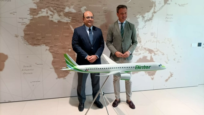 Santiago Guerra junto a Marcos Ortuño / ATLÁNTICO HOY - MARCOS MORENO Santiago Guerra junto a Marcos Ortuño / ATLÁNTICO HOY - MARCOS MORENO