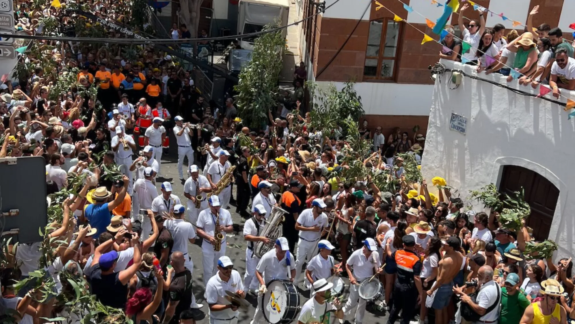 Imagen de la fiesta de La Rama, en Agaete / AYUNTAMIENTO DE AGAETE Imagen de la fiesta de La Rama, en Agaete / AYUNTAMIENTO DE AGAETE