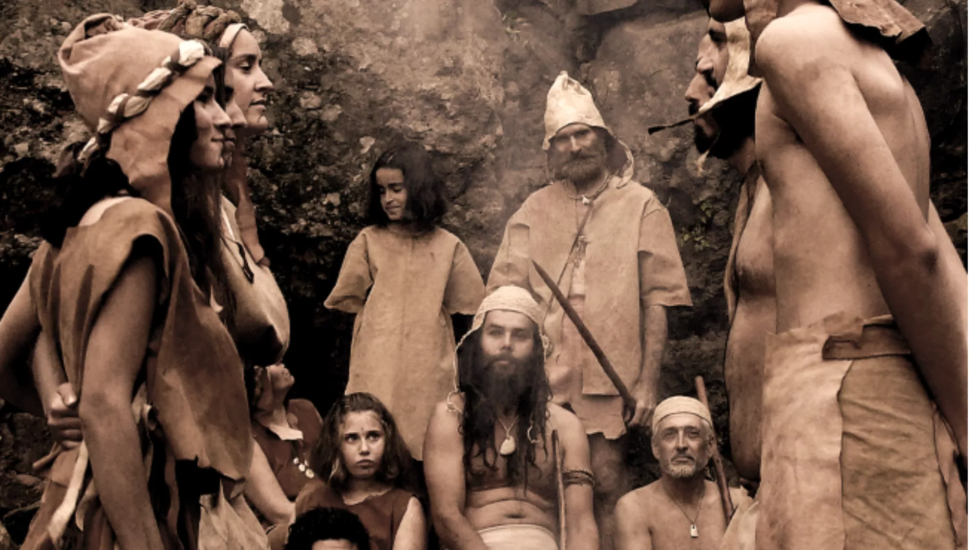 Recreación de una tribu aborigen./ MUSEO BENAHOARITA