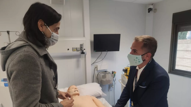 Manuel Luque en el hospital / RETHINK MEDICAL