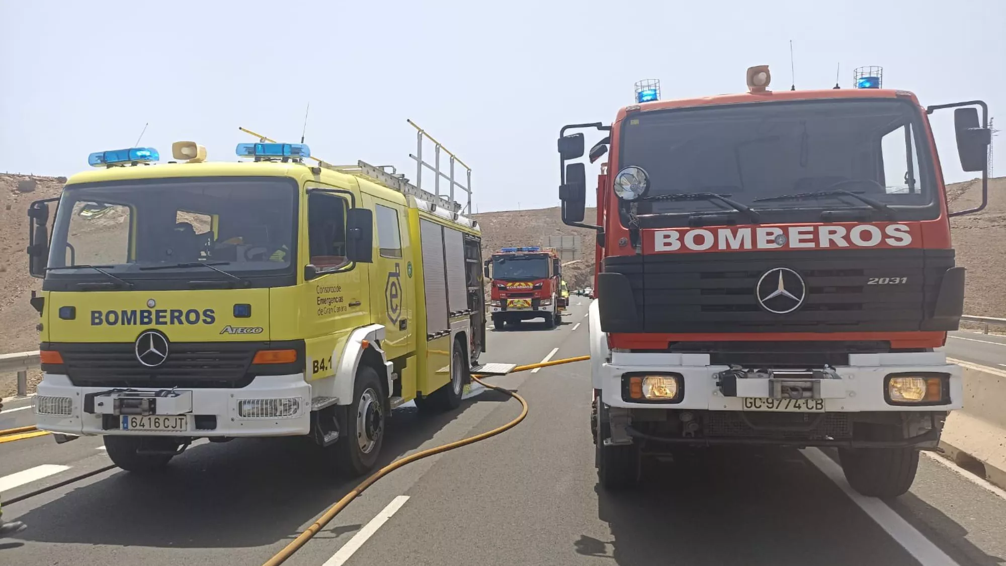 coches de bomberos / BOMBEROS GRAN CANARIA 